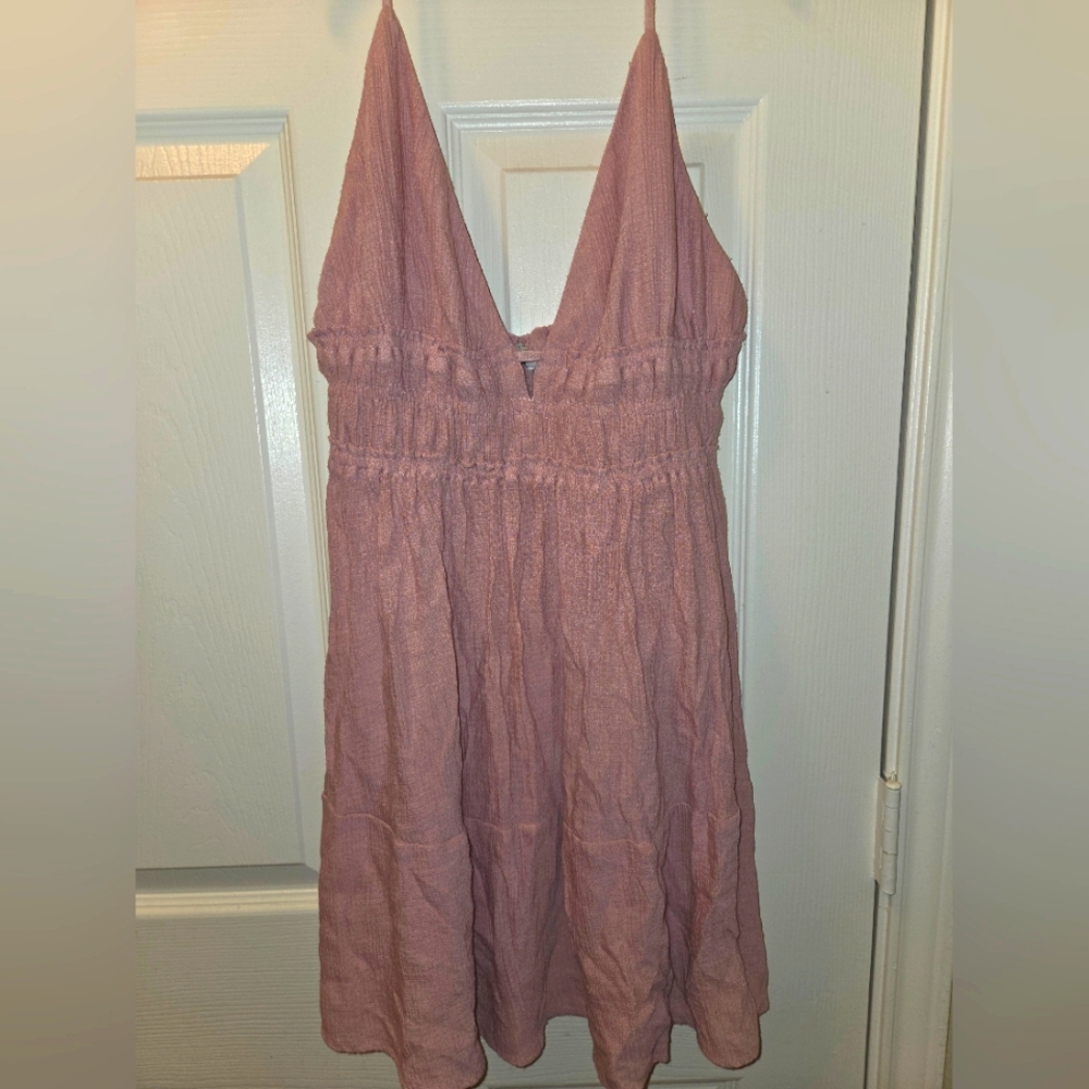 Love Tree Mauve Pink babydoll sundress